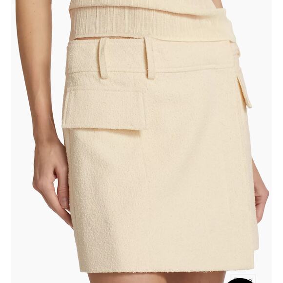 A.L.C. Cream Mini Skirt - Picture 3 of 9
